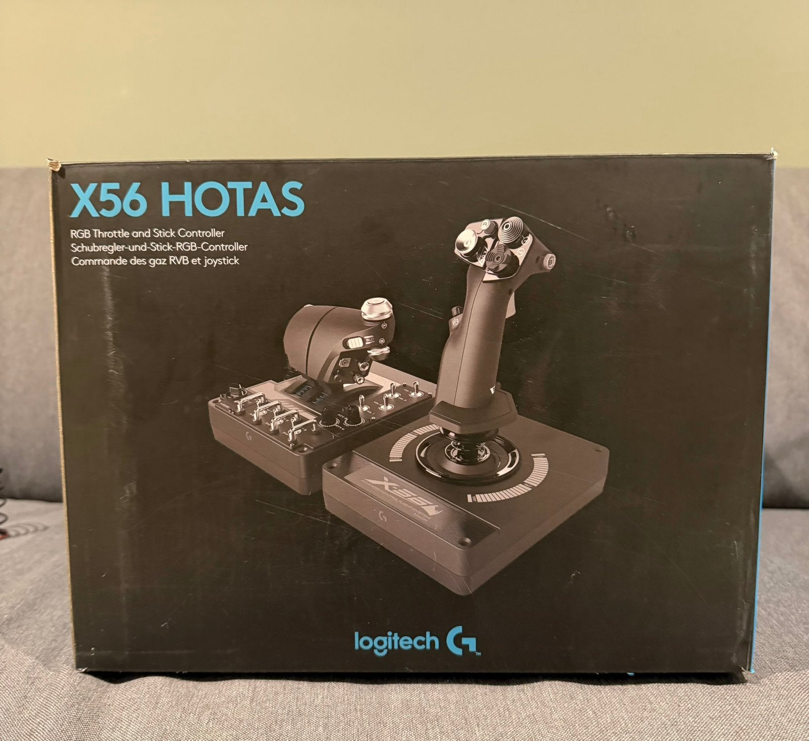 X56 HOTAS logitech, Informatique & Logiciels, Enlèvement, Comme neuf