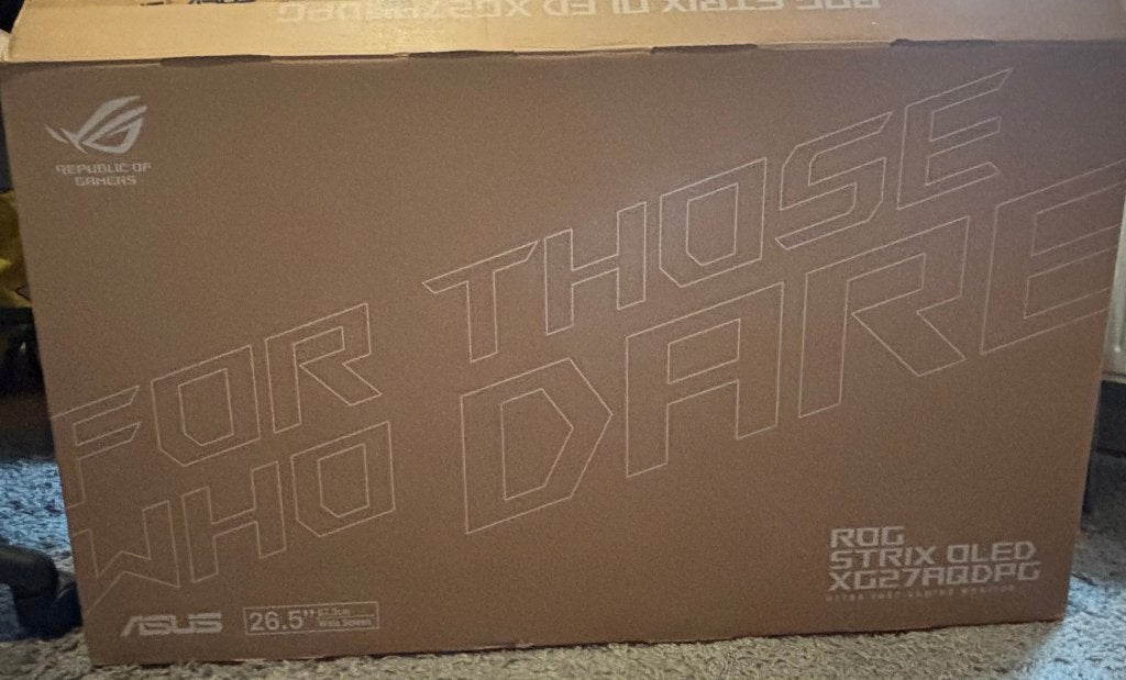 Gaming Monitor - ASUS ROG Strix XG27AQDPG QD-OLED 500Hz, Computers en Software, Monitoren, Asus, Minder dan 1 ms, Zo goed als nieuw