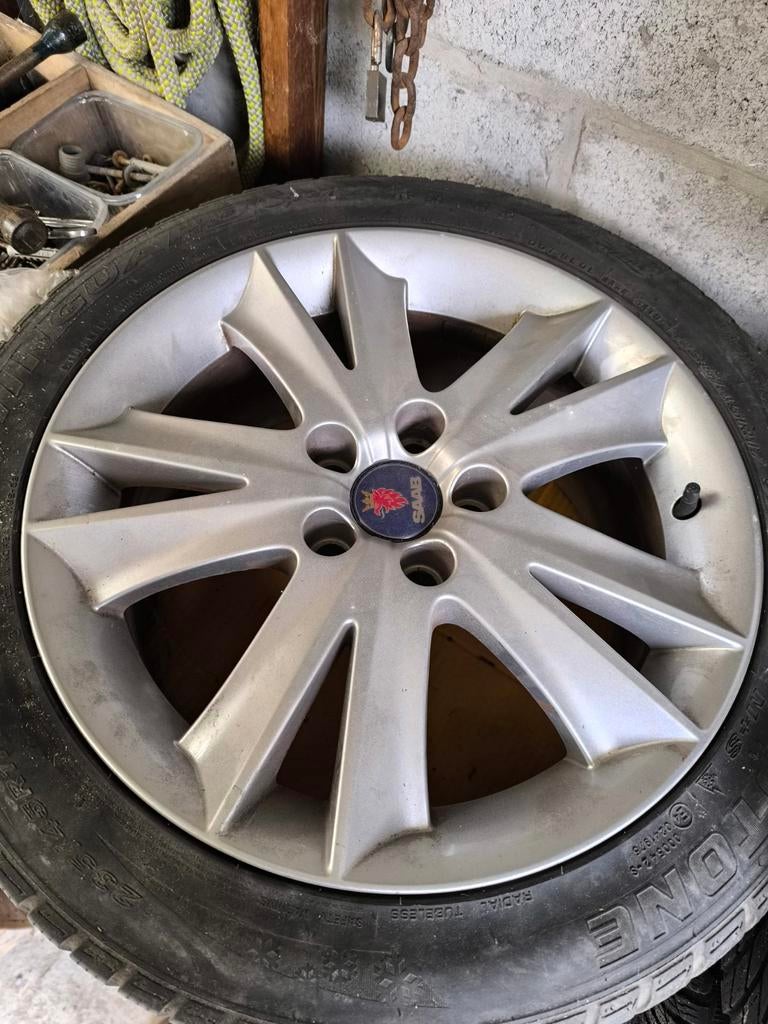 Saab  9.3 aero velgen, Auto-onderdelen, Ophalen, Band(en)