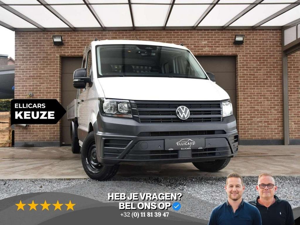 Volkswagen Crafter 2.0 TDI / L4 / 7 ZIT / NIEUW MODEL / OPE, Auto's, 4 deurs, Zwart, Bedrijf, USB