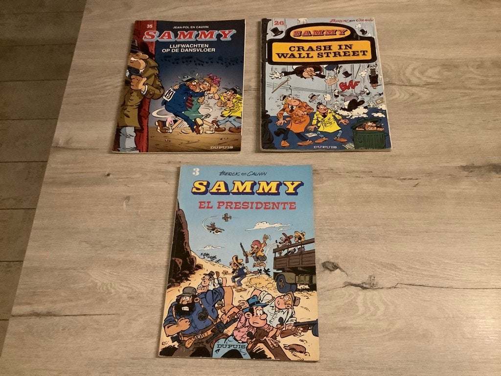 Sammy verschillende strips (1974-1999), Boeken, Stripverhalen, Gelezen, Ophalen of Verzenden, Jean-Pol & Cauvin, Meerdere stripboeken