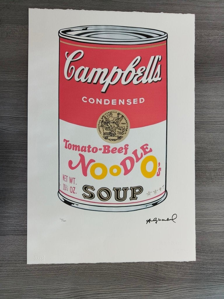 Canette à soupe emblématique d'Andy Warhol, Antiquités & Art, Édition limitée, Enlèvement ou Envoi