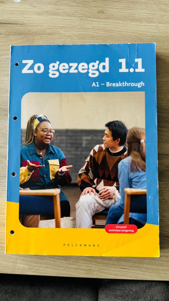 Zo gezegd 1.1 - Nederlandse cursus A1 - Breakthrough, Boeken, Ophalen