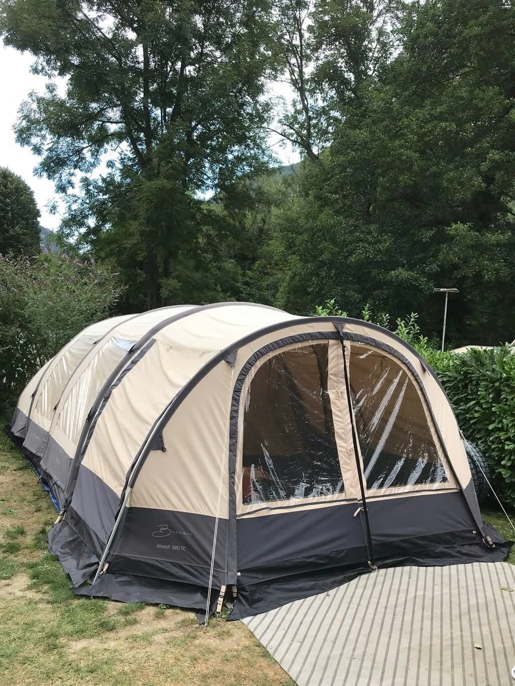Bardani Airwolf 380TC opblaastent, Caravans en Kamperen, Ophalen, Gebruikt, Tot en met 5