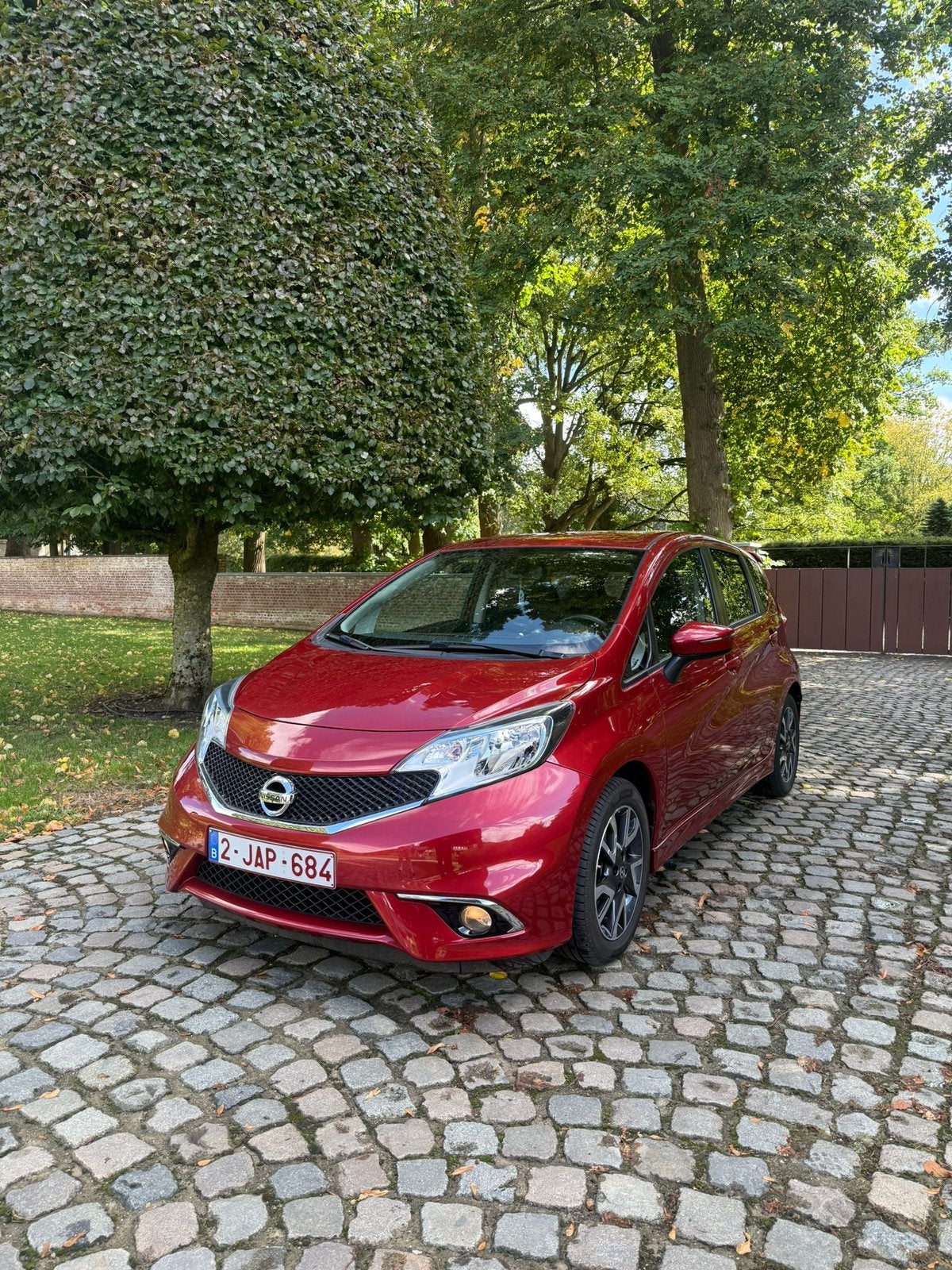 Nissan Note 1.2 Automatique | 29 623 km | Navi | Sans clé, Autos, Rouge, Euro 5, Achat, https://public.car-pass.be/verify/0024-6261-9766