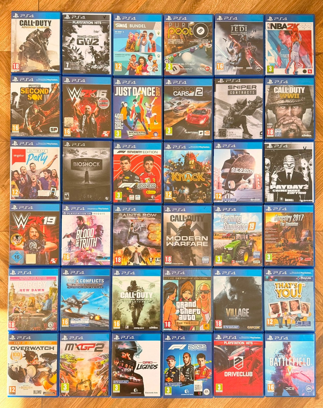 Lot van PS4 Games, Games en Spelcomputers, Ophalen, Zo goed als nieuw, Original