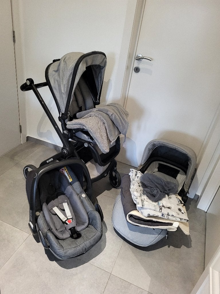 Marla Baby Monster kinderwagen, Kinderen en Baby's, Gebruikt, Met reiswieg, Ophalen, Kinderwagen