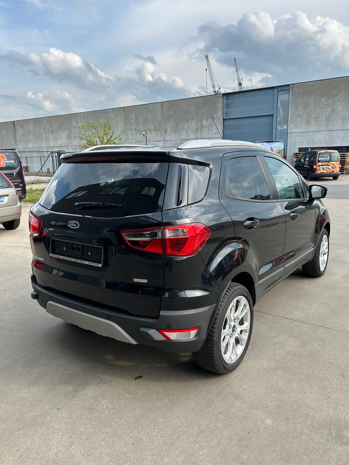 Ford Ecosport, Voorwielaandrijving, Ecosport, Leder en Stof, Zwart