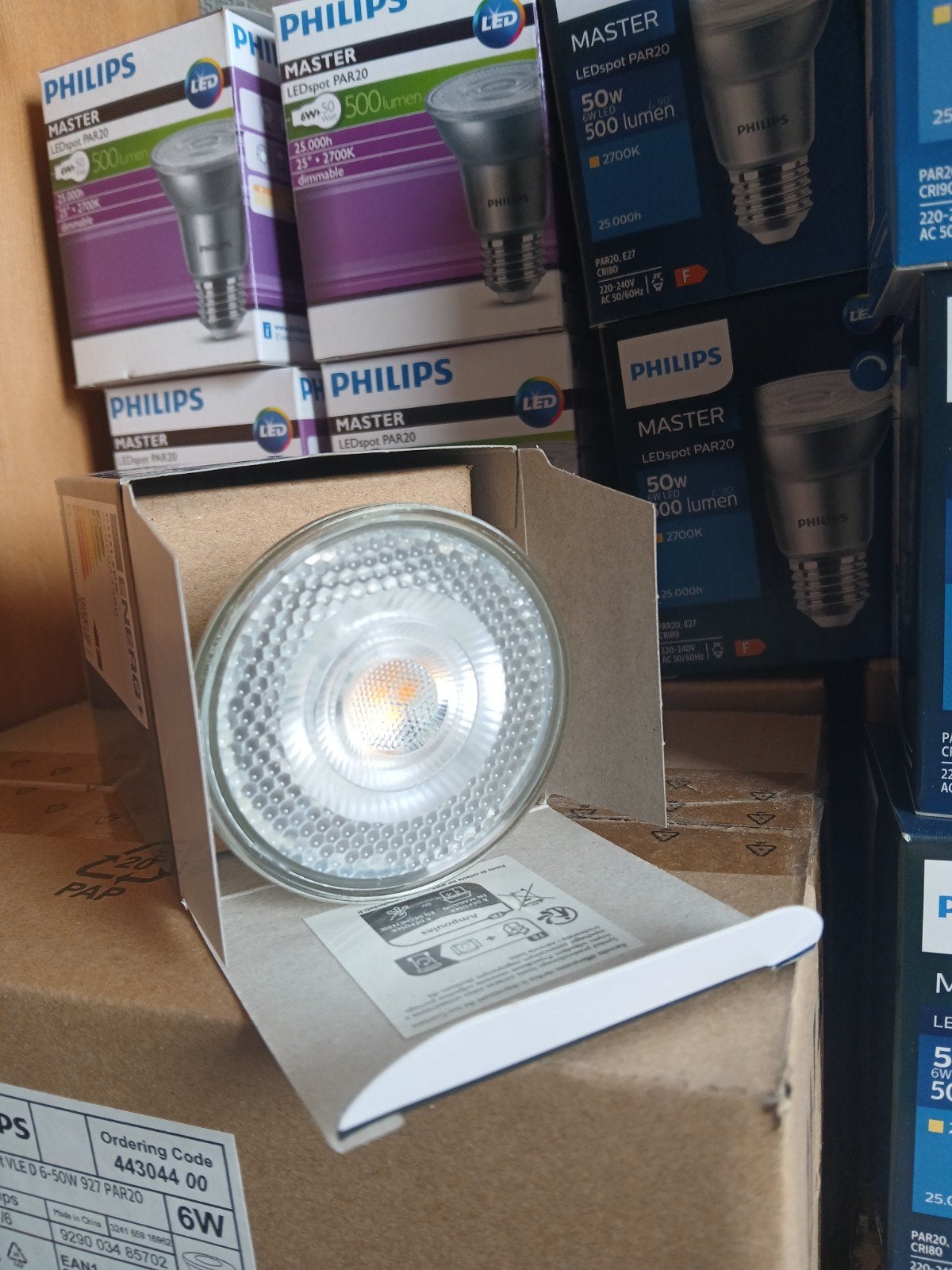 Philips Master LEDspot D 6-50W 2700K PAR20 25D 222 stuks, Philips, Ophalen of Verzenden