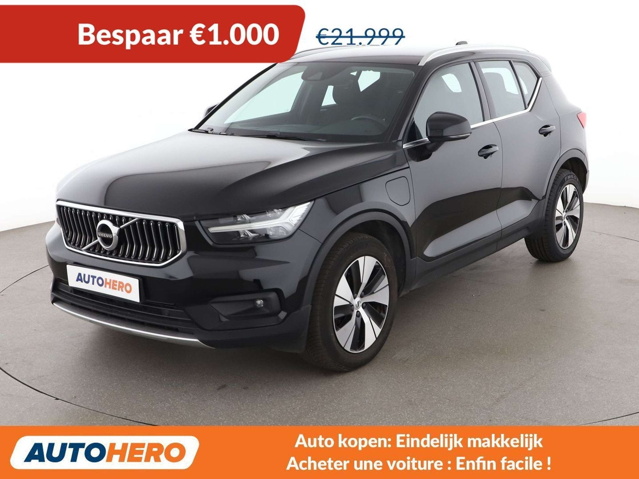 Volvo XC40 1.5 T4 Recharge Plug-in Hybrid Inscription Expr, Auto's, Stof, Gebruikt, Zwart, https://public.car-pass.be/vhr/ad2ab86e-10d7-41fd-9b25-dd3afd35e4d7