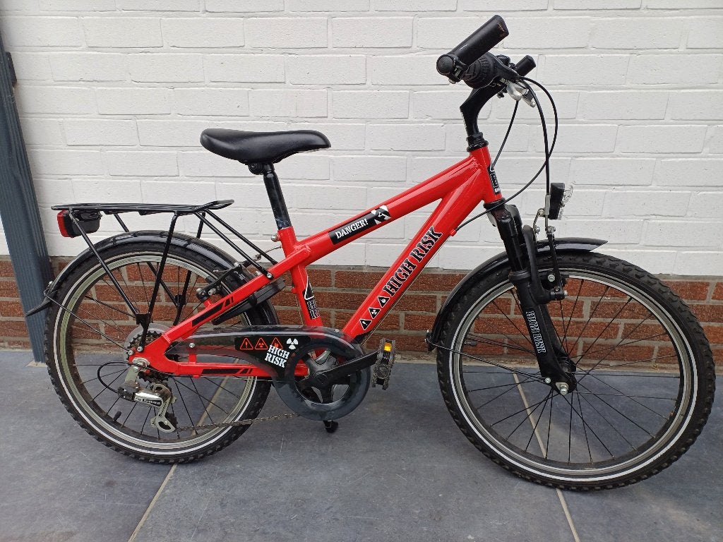 Bike Fun Kids 20 inch, Ophalen, Velgrem, Versnellingen, Zo goed als nieuw