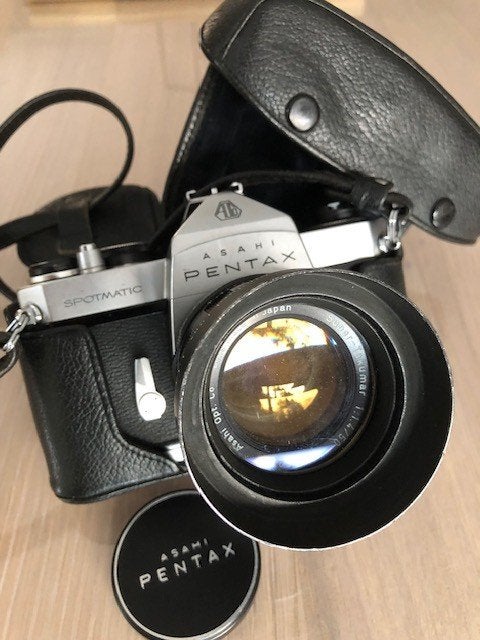 Asahi Pentax SP met Super Takumar 1:1.4/50mm, Audio, Tv en Foto, Ophalen of Verzenden, Gebruikt, Spiegelreflex, Pentax