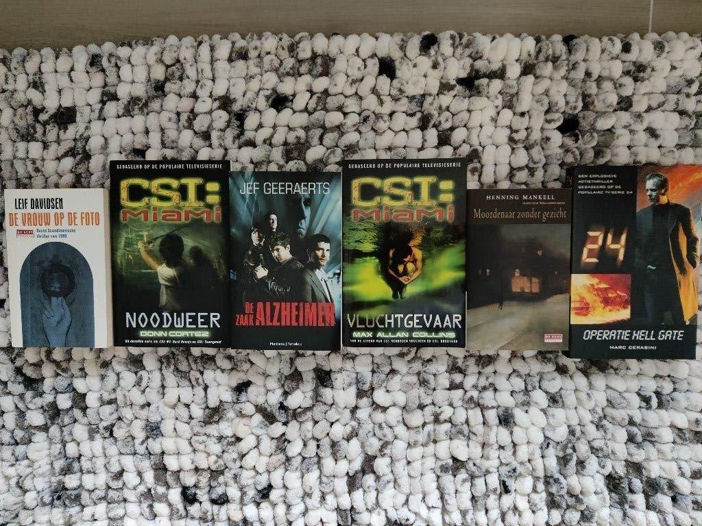 Thriller/misdaadpakket 7 stuks Mankell, Horowitz, Geraerts.., Ophalen of Verzenden, Zo goed als nieuw, België