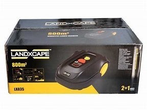 Robot tondeuse complet tout tout NEUF, Neuf, 20 à 25 cm, LANDXCAPE LX 835, Avec capteur de pluie