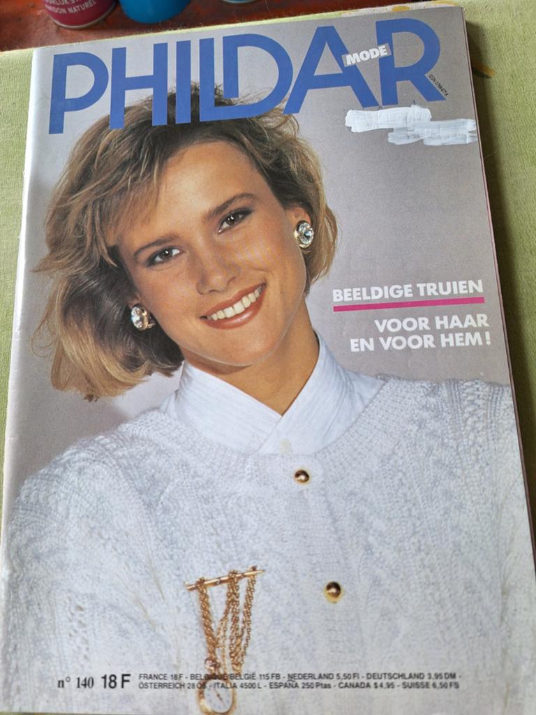 Breiboek van Phildar, Ophalen of Verzenden, Zo goed als nieuw, Breien of Haken