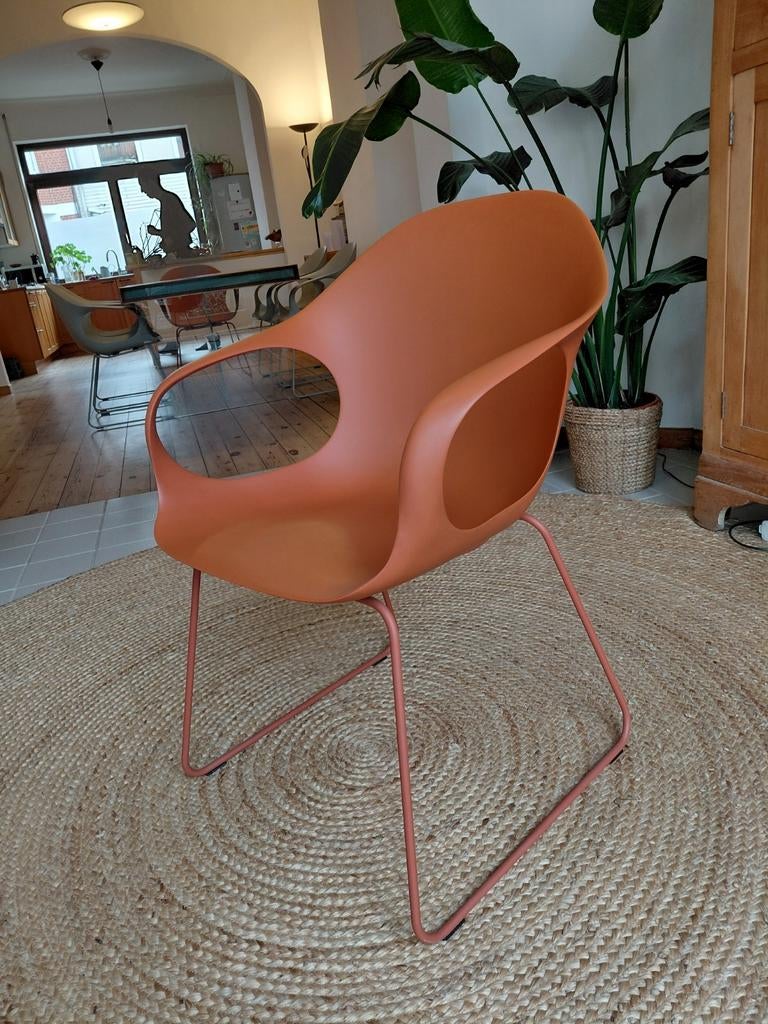 2 Kristalia designstoelen, terracotta model Elephant, Ophalen, Zo goed als nieuw, Overige kleuren, Twee
