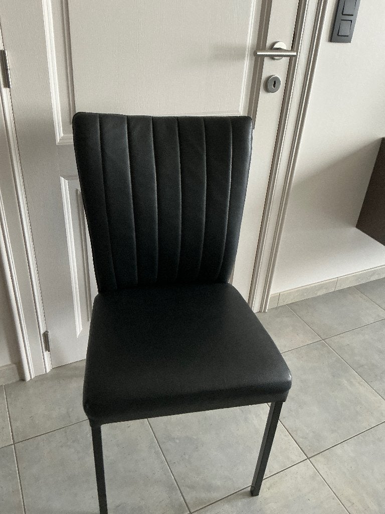 Stoelen, Huis en Inrichting, Stoelen, Ophalen, Kunststof, Zwart, Zo goed als nieuw