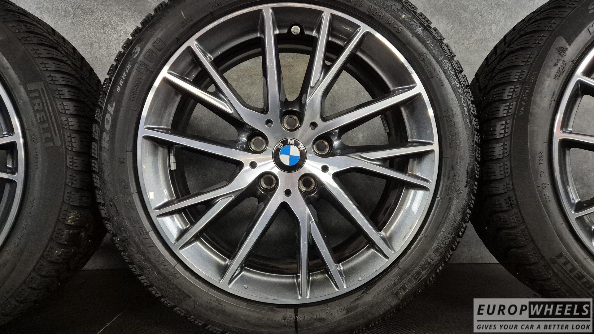 17 inch BMW velgen 1 F40 F41 2 Gran Coupe F44 489 Winter, Gebruikt, -, -, Banden en Velgen