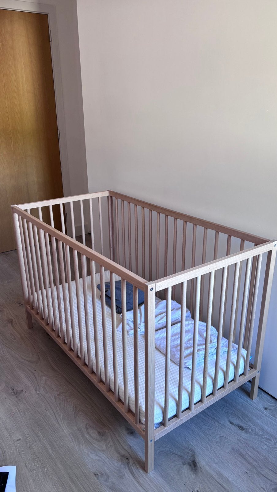 Babybed + aeromoov matras + overtrekken, Kinderen en Baby's, Ophalen, Gebruikt