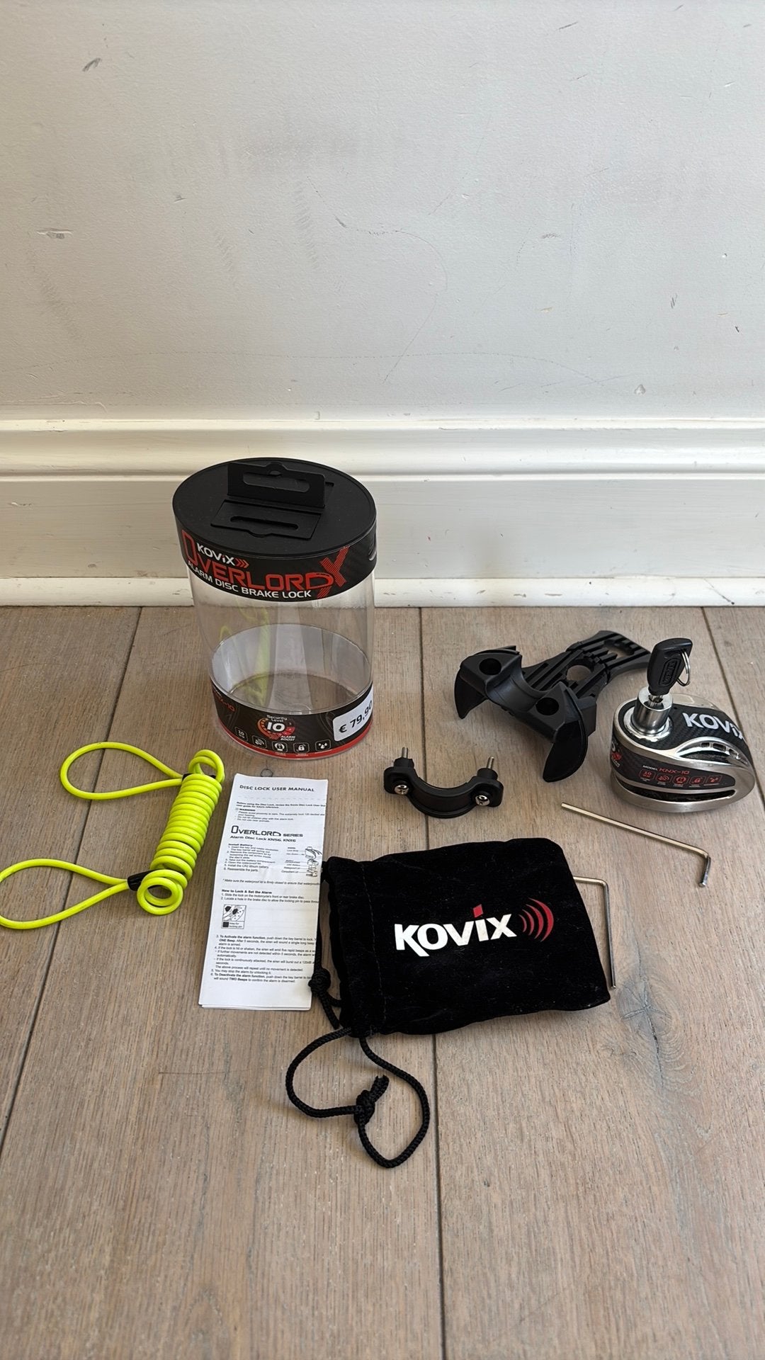 Kovix Overlord KNX 10, Ophalen
