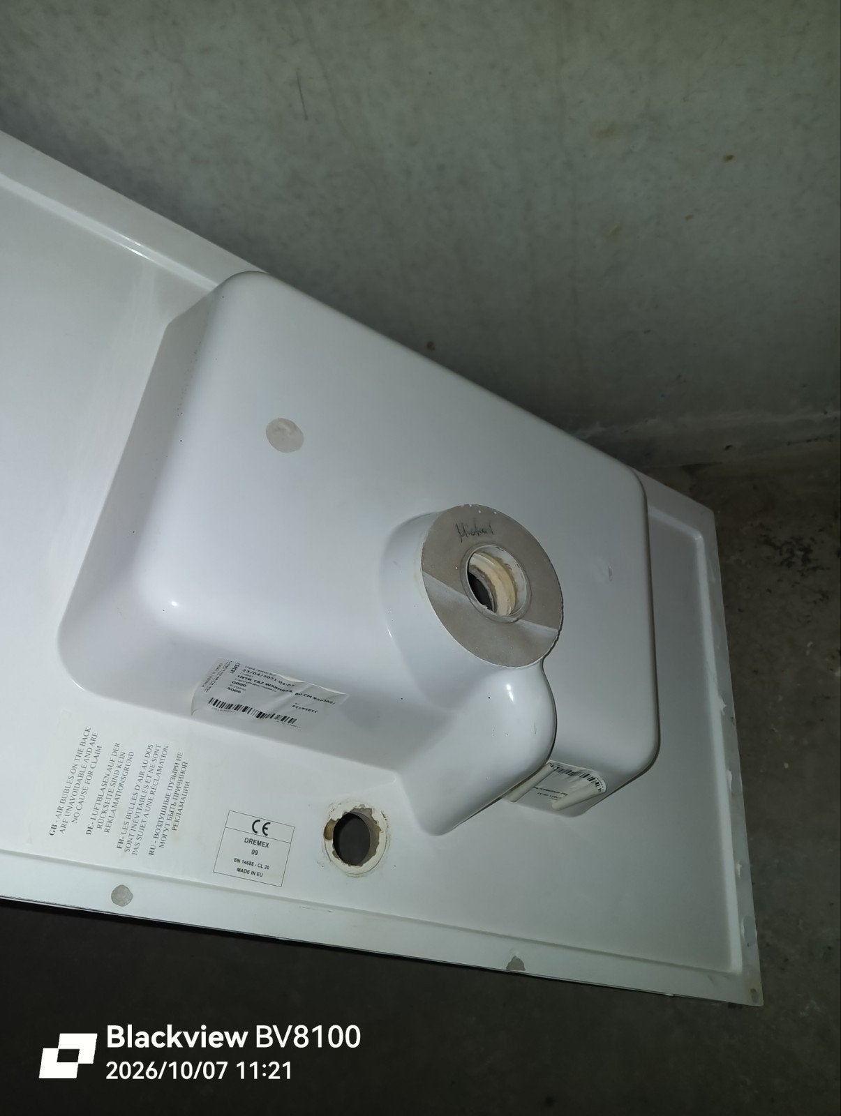évier BLANC SDB 80 cm, Maison & Meubles, 25 à 50 cm, Lavabo ou Évier, Moins de 100 cm, Enlèvement
