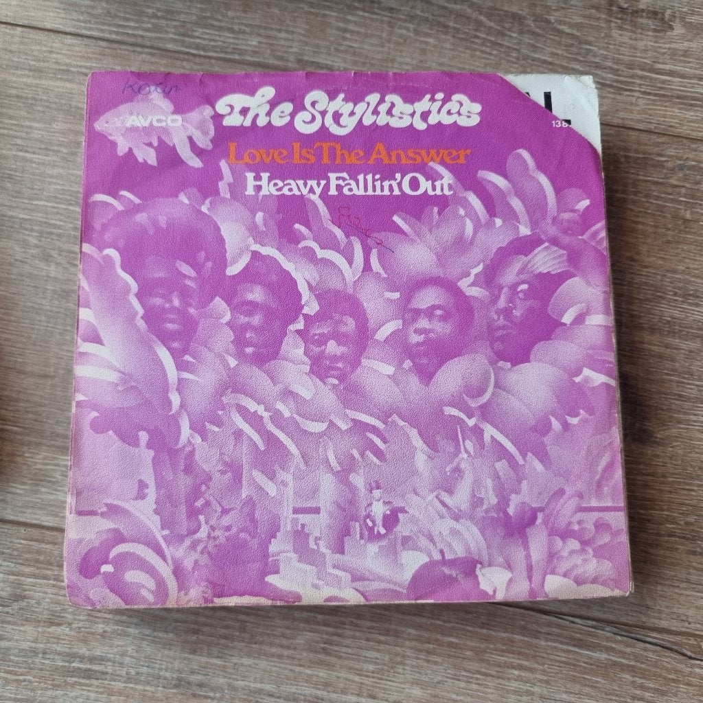 7" The Stylistics – Heavy Fallin' Out / Love Is The Answer, CD & DVD, Enlèvement ou Envoi, Utilisé, 7 inch, R&B et Soul