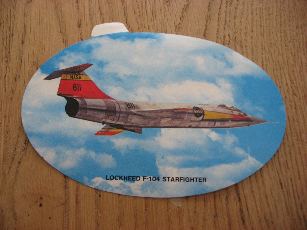 Lockheed F-104 Starfighter Sticker, Ophalen of Verzenden, Nieuw, Overige typen