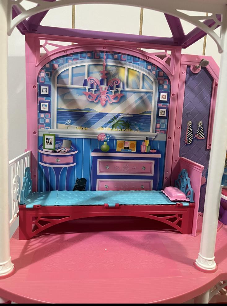 Barbie huis, Kinderen en Baby's, Speelgoed | Poppenhuizen, Ophalen, Zo goed als nieuw