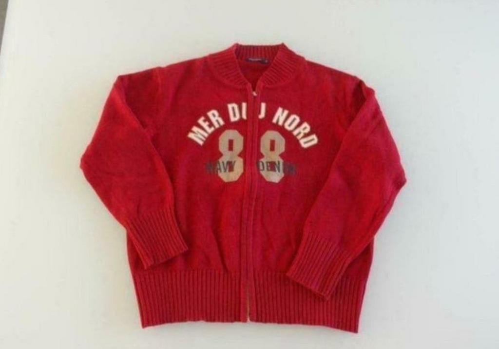 rode gilet met rits mer du nord maat XL, Kleding | Dames, Maat 46/48 (XL) of groter, Ophalen of Verzenden, Gedragen, Rood