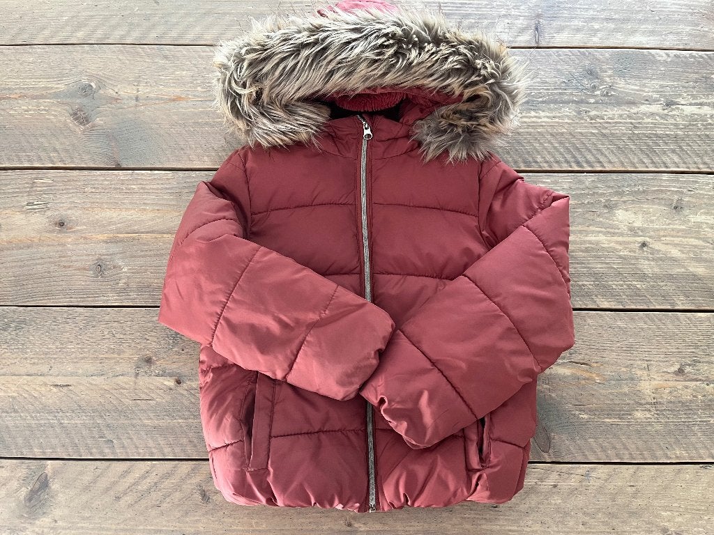 LA REDOUTE degelijke en warme  jas (winter) 128, Kinderen en Baby's, Ophalen of Verzenden, La Redoute, Meisje, Jas