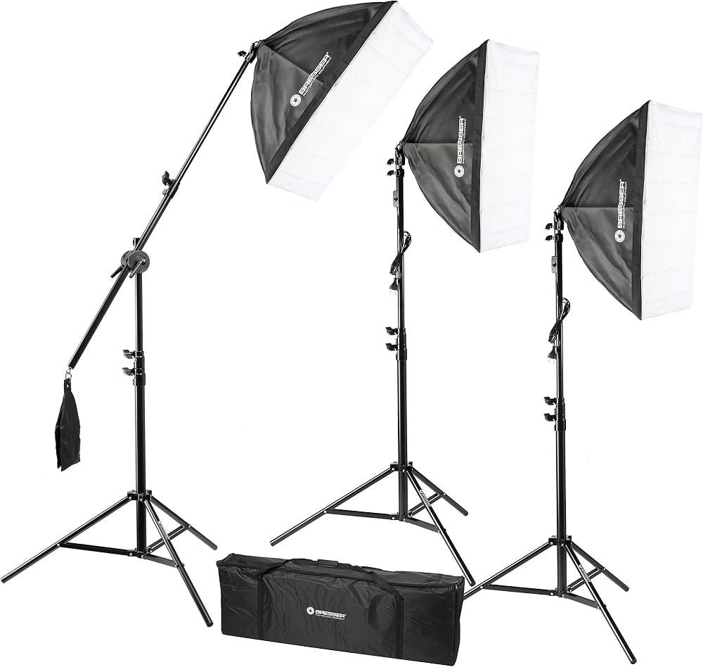 Bresser BR-2240 Daglichtset 1875W lampen fotostudio, Audio, Tv en Foto, Fotografie | Fotostudio en Toebehoren, Zo goed als nieuw