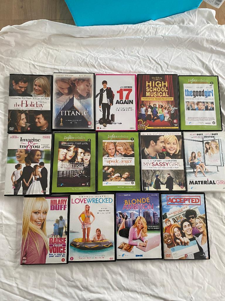 Groot Pakket Romantische Films & Feelgood (14 DVD's), Cd's en Dvd's, Dvd's | Komedie, Vanaf 6 jaar, Ophalen, Zo goed als nieuw