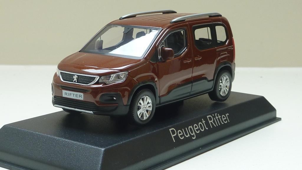 Norev Peugeot Rifter (2018) 1:43, Hobby en Vrije tijd, Modelauto's | 1:43, Ophalen of Verzenden, Nieuw, Auto, Norev