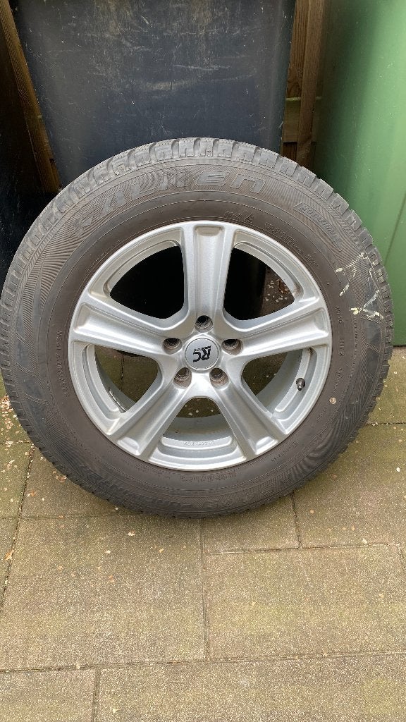 Winterbanden+velgen 225/656 R17 voor MAZDA CX5, Ophalen, Gebruikt, Velg(en), 17 inch