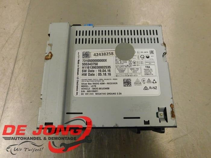 Radio module van een Opel Astra, Gebruikt, -, -, Opel