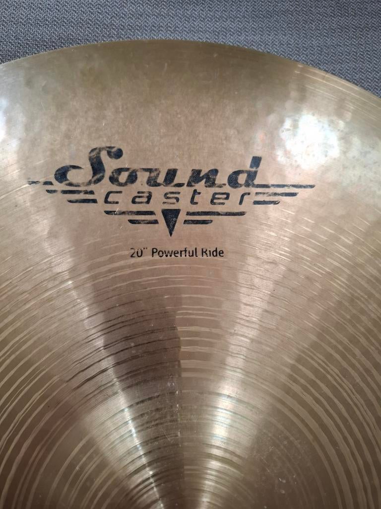 Meinl soundcaster 20 inch powerful ride voor uw drumstel, Ophalen of Verzenden, Zo goed als nieuw
