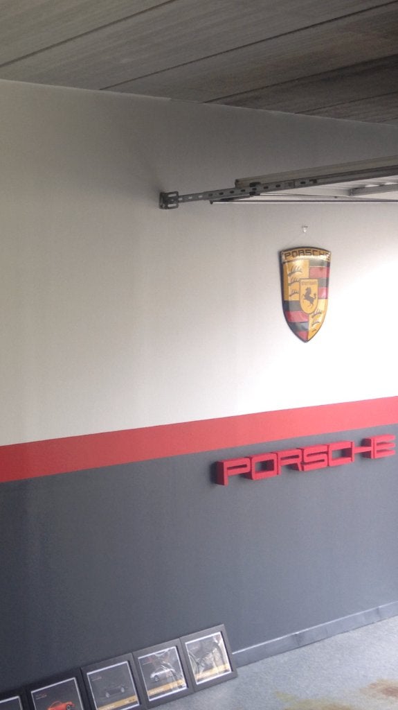 Porsche piepschuimen letters, Particulier, Te koop