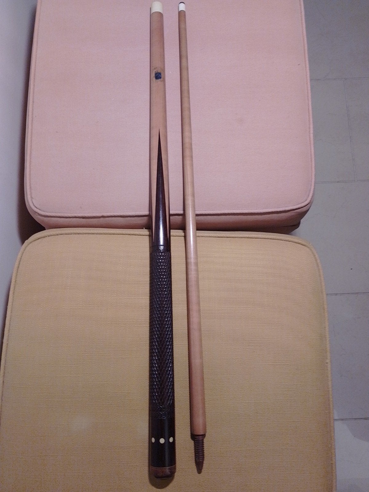 Vintage Heoll billard kue, Ophalen of Verzenden, Gebruikt