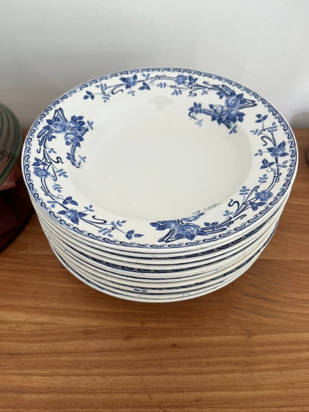 BOCH ROSA 12 assiettes creuses, Enlèvement ou Envoi