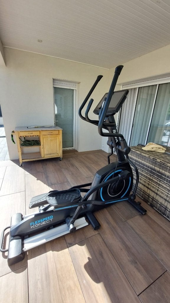 Velo elliptique heubozen flexspeed konect, Sport en Fitness, Ophalen, Zo goed als nieuw