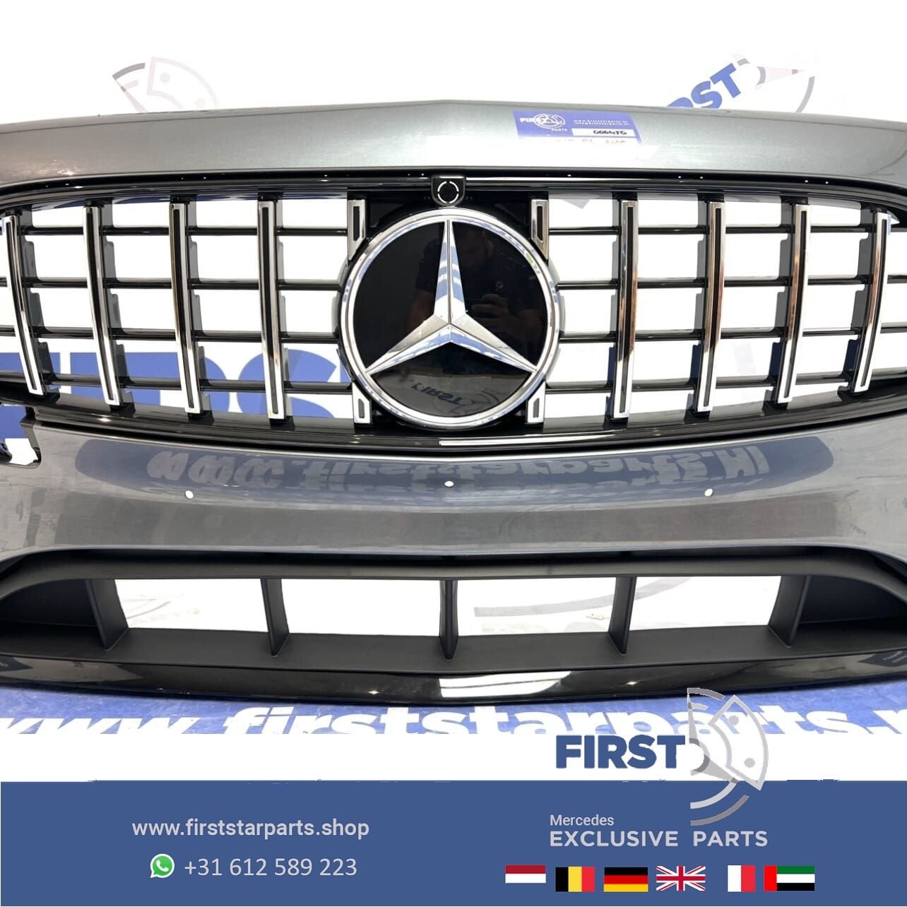 W213 W238 2023 FACELIFT AMG VOORBUMPER GRIJS  E Klasse Merce, Utilisé, -, Avant, -