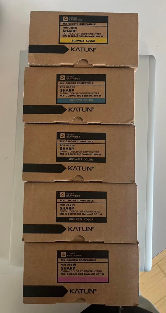 Toner SHARP MX-C30GTB, Enlèvement ou Envoi, Neuf, Toner, Katun