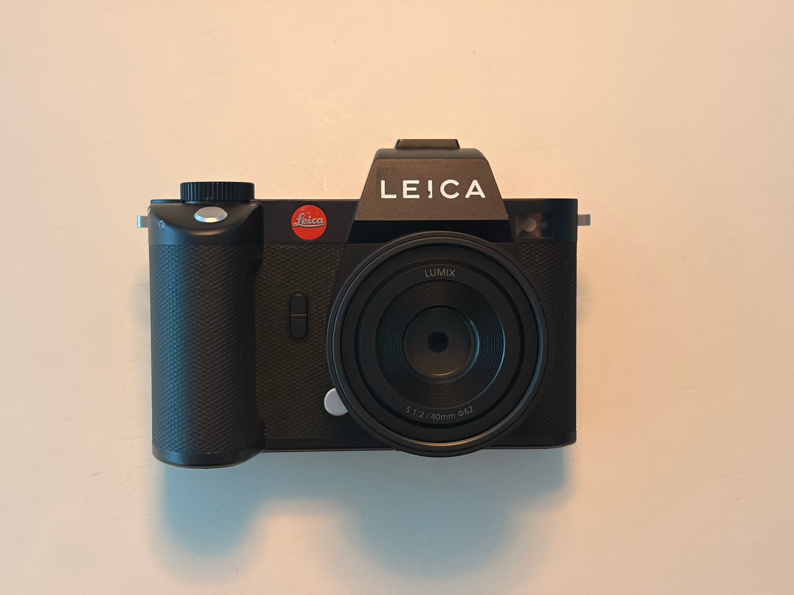 Leica SL-2 met lumix 40mm f2, Ophalen of Verzenden, 1980 tot heden, Fototoestel
