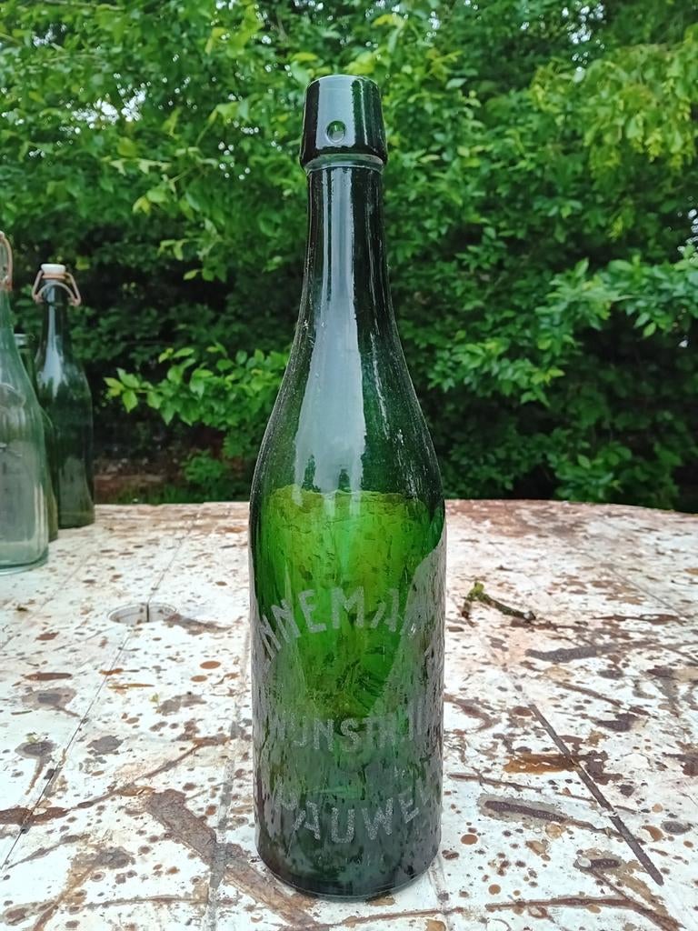 Oude vintage bierfles Penneman Sint Pauwels waas, Ophalen of Verzenden