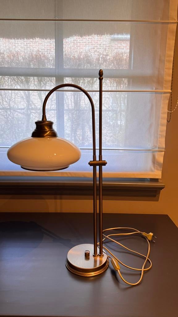 Bureaulamp, Ophalen, Zo goed als nieuw, Glas