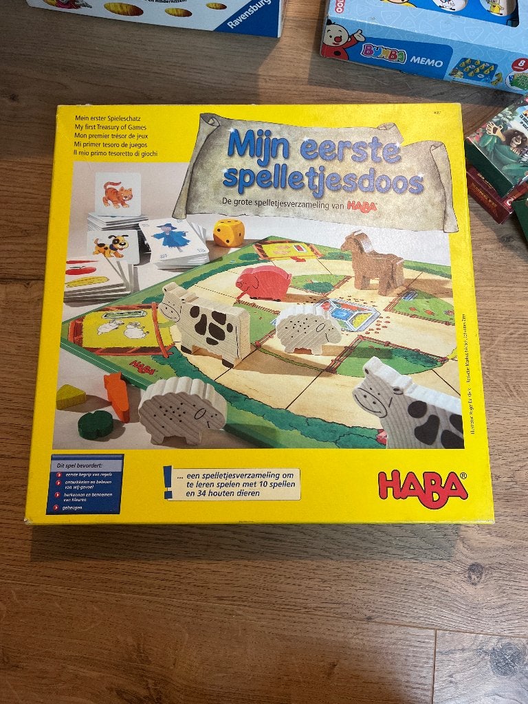 Mijn eerste spelletjes doos van Haba, Ophalen, Gebruikt, Jongen of Meisje