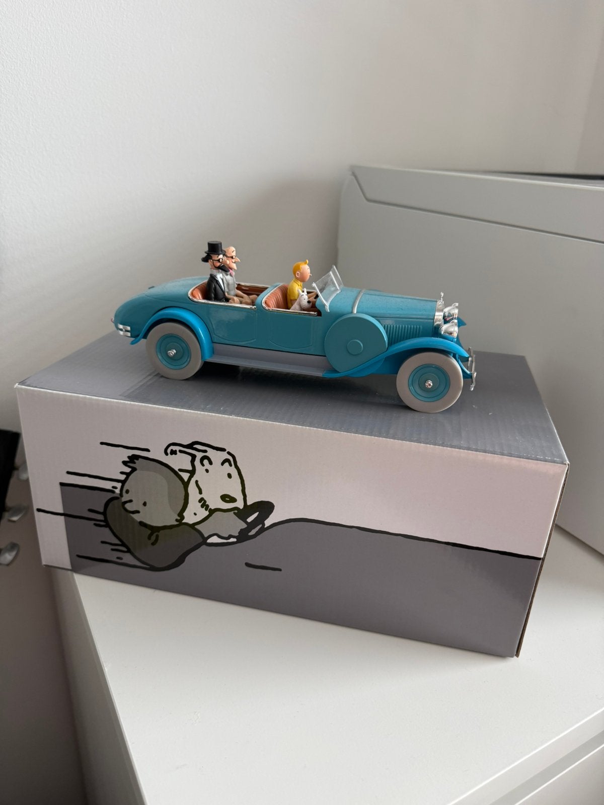 Tintin fabrique des cigares au Pharaon, Collections, Enlèvement ou Envoi, Tintin, Comme neuf, Statue ou Figurine