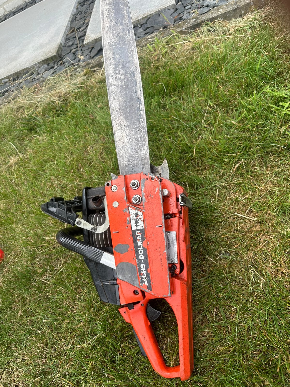 Bonne affaire - Chainsaw Dolmar 116 si VGL Stihl 036, Jardin & Terrasse, Outils à main, Utilisé, Enlèvement