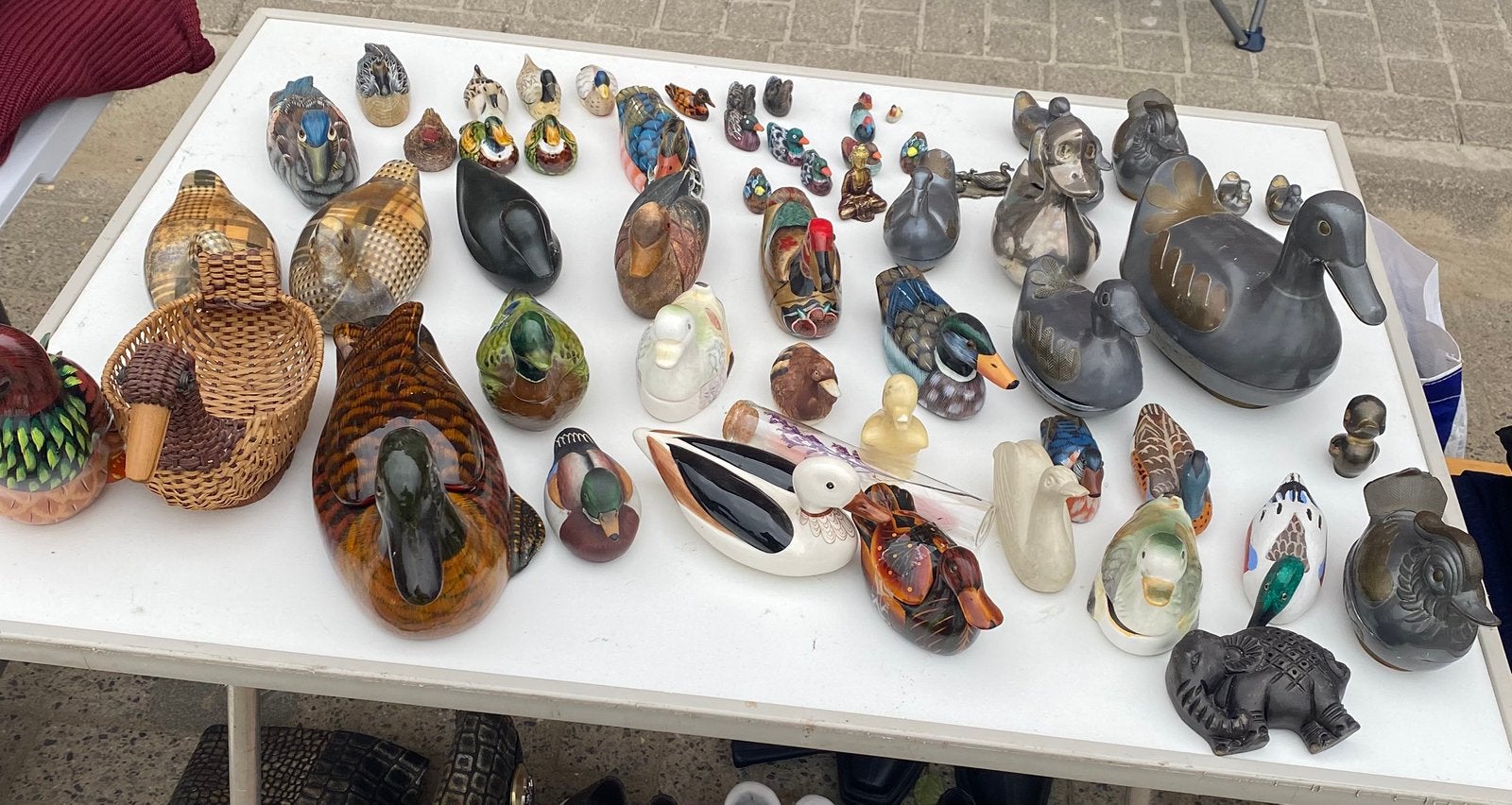 Verzameling eendjes, Enlèvement, Comme neuf, Oiseaux, Statue ou Figurine