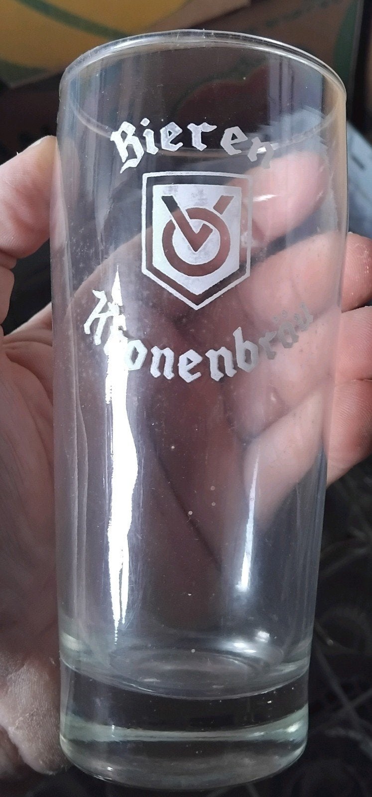 verre à bière Beers Kronenbrau, Collections, Enlèvement ou Envoi
